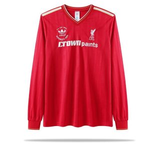 Liverpool 1985/86 Home FA Cup Lange Ärmel Retro Trikot