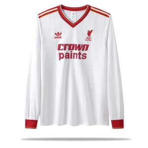 Liverpool 1985/87 Auswärts Langarm Retro Trikot