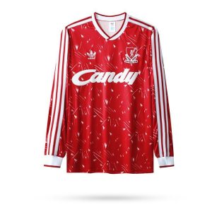 Liverpool 1989/91 Home lange Ärmel Retro Trikot