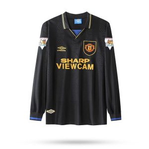 Manchester United 1993/95 Auswärts Langarm Retro Trikot
