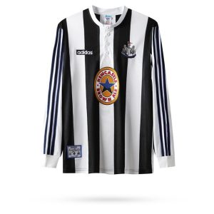 Newcastle United 1995/97 Heim Langarm Retro Trikot