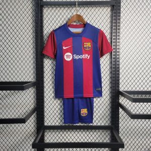 Barcelona 2023/24 Heimtrikot für Kinder