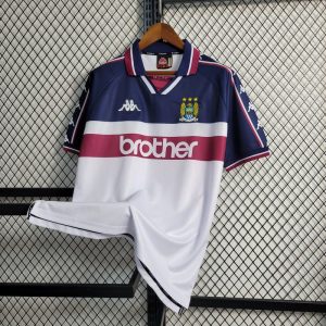 Manchester City 1997/98 Auswärts Retro-Trikot