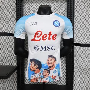 Napoli 2023/24 Champion Edition Trikot Spieler Version weiß