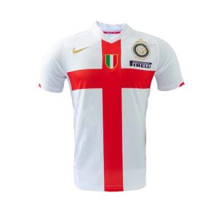 Inter Mailand 2007/08 Auswärts 100. Jahrestag Retro Trikot