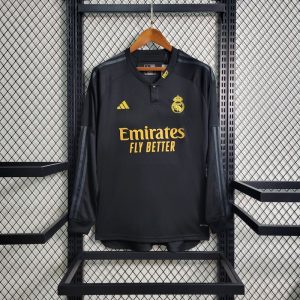 Herren Real Madrid 2023/24 Drittes Trikot mit langen Ärmeln