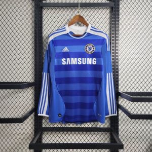 Chelsea 2011/12 Heim Langarm Retro Trikot
