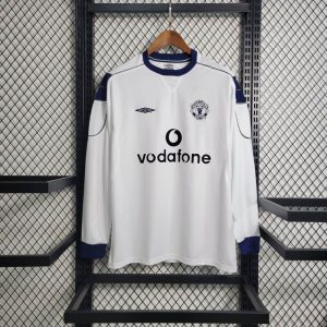 Manchester United 2000/01 Auswärts Langarm Retro Trikot