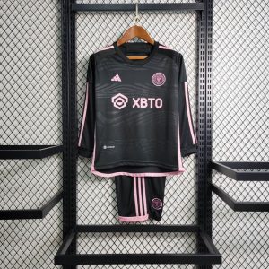 Kinder Inter Miami 2023/24 Auswärts Langarmtrikot