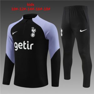 Tottenham Hotspur 2023/24 Half-Zip Kinder Pullover+Hose 14001