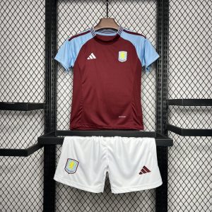 Aston Villa 2024/25 Heimtrikot für Kinder