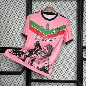 Herren CD Palestino 2024/25 Rosa Graffiti Trikot