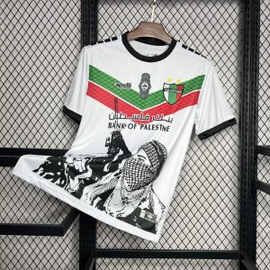 Herren CD Palestino 2024/25 Weißes Graffiti-Trikot