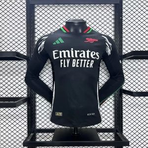 Arsenal 2024/25 Auswärts Langarm Trikot Spieler Version