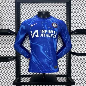 Chelsea 2024/25 Heim Trikot mit langen Ärmeln Spieler Version
