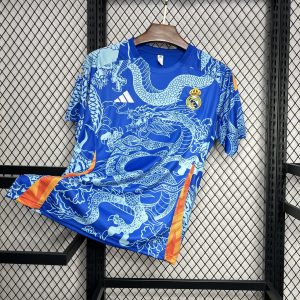 Real Madrid 2024/25 Blauer Drache Sonderausgabe Trikot