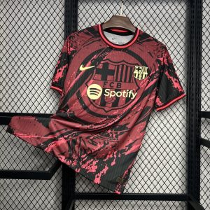 Herren Barcelona 2024/25 Rote Sonderausgabe Trikot