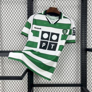 Sporting CP 2000/01 Heim-Retro-Trikot