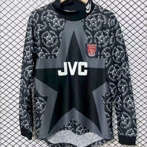 Arsenal 1994/95 Schwarz Torwart Langarm Retro Trikot