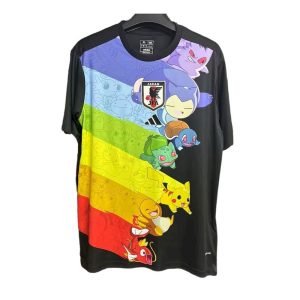Japan 2024/25 Pokemon Journeys Schwarzes Trikot