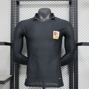 AC Milan 2024/25 125. Schwarz Torwart Retro Langarm Trikot Spieler Version
