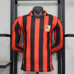AC Milan 2024/25 125th Anniversary Edition Retro Langarm Trikot Spieler Version