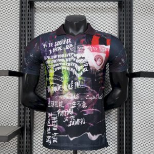 Manchester City 2025/26 Schwarze Farbe Sonderausgabe Trikot Spieler Version