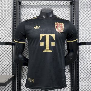 Bayern München 2024/25 125 Jahre Schwarzes Trikot Spieler Version