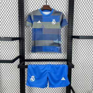 Real Madrid 2025/26 Trainingsanzug für Kinder vor dem Spiel