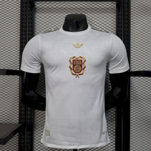 Bayern München 2024/25 Jubiläum Tee - Weißes Trikot Spieler Version