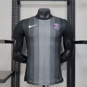 Paris Saint-Germain 2024/25 Schwarzes Torwarttrikot Jersey Spieler Version