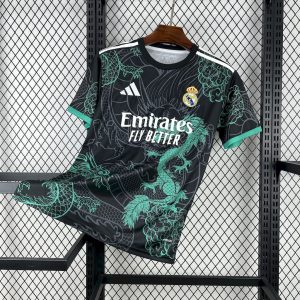 Real Madrid 2025/26 Grüner und schwarzer Drache Sonderausgabe Trikot
