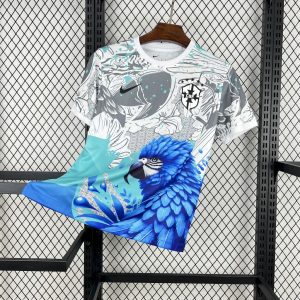 Brasilien 2025/26 Weißer Papagei Edition Trikot Spieler