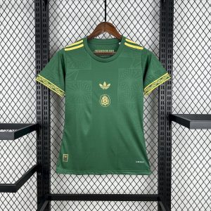 Mexiko 2025/26 Gold-Grünes Trikot für Damen