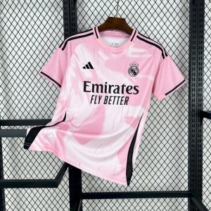 Real Madrid 2024/25 Sonderausgabe Rosa Weißes Trikot
