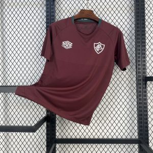 Fluminense 2025/26 Kastanienbraunes Trainingstrikot vor dem Rennen