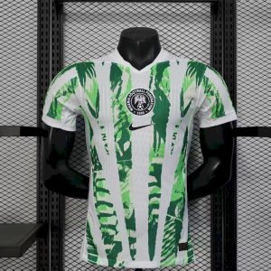 Nigeria 25/26 Weiß und Grün Sonderausgabe Trikot Spieler Version