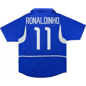 Brasilien 2002-2004 Heim #11 Ronaldinho Retro Trikot