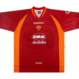 AS Roma 1997-1998 Heimtrikot Retro