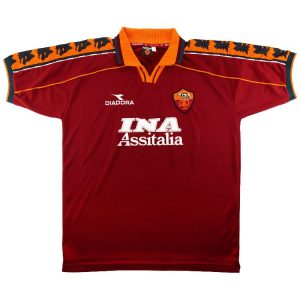 AS Roma 1998-1999 Heimtrikot Retro