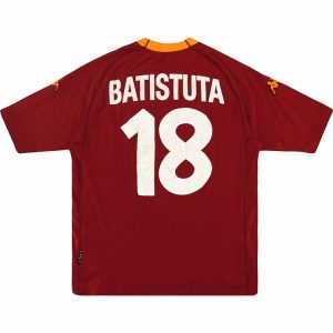 AS Roma 2000/2001 Batistuta Heim Retro Trikot