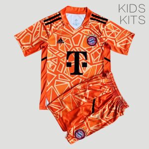Bayern München 2022/23 Torwart Trikot Kinder - Orange