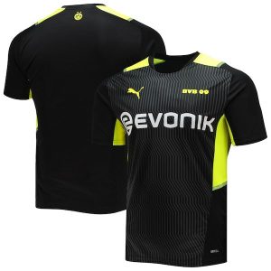 Borussia Dortmund 2021/22 Raglan Training Jersey - Schwarz