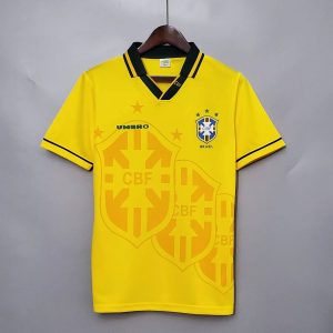 Brasilien 1994 Weltmeisterschaft Heim Retro Trikot