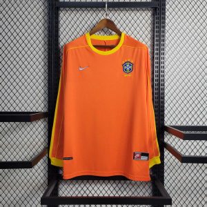 Brasilien 1998 Torwart Langarm Retro Trikot