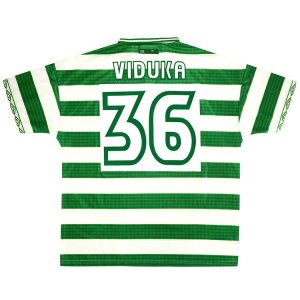 Celtic 1997/99 Heim Viduka Retro Trikot