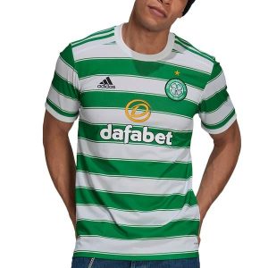 Herren Celtic 2021/22 Home Replica Trikot - Grün/Weiß