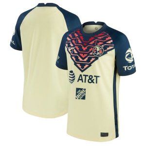 Herren Club America Jugend 2021/22 nach Hause atmen Stadion Jersey - gelb