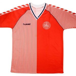 Dänemark 1986 Home #13 Spieler Retro Trikot