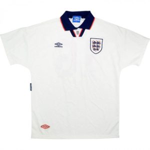 England 1993/94 Sheringham Heimtrikot Retro